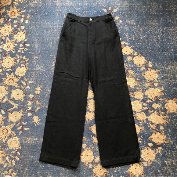OHLIN/D Wide Leg Hemp Pants 38 - Picture 2 of 5